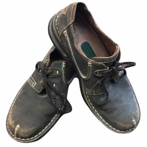 Clarks Shoe 35166 Men’s 10 Active Air Brown Leather Lace Up Split Toe Casual